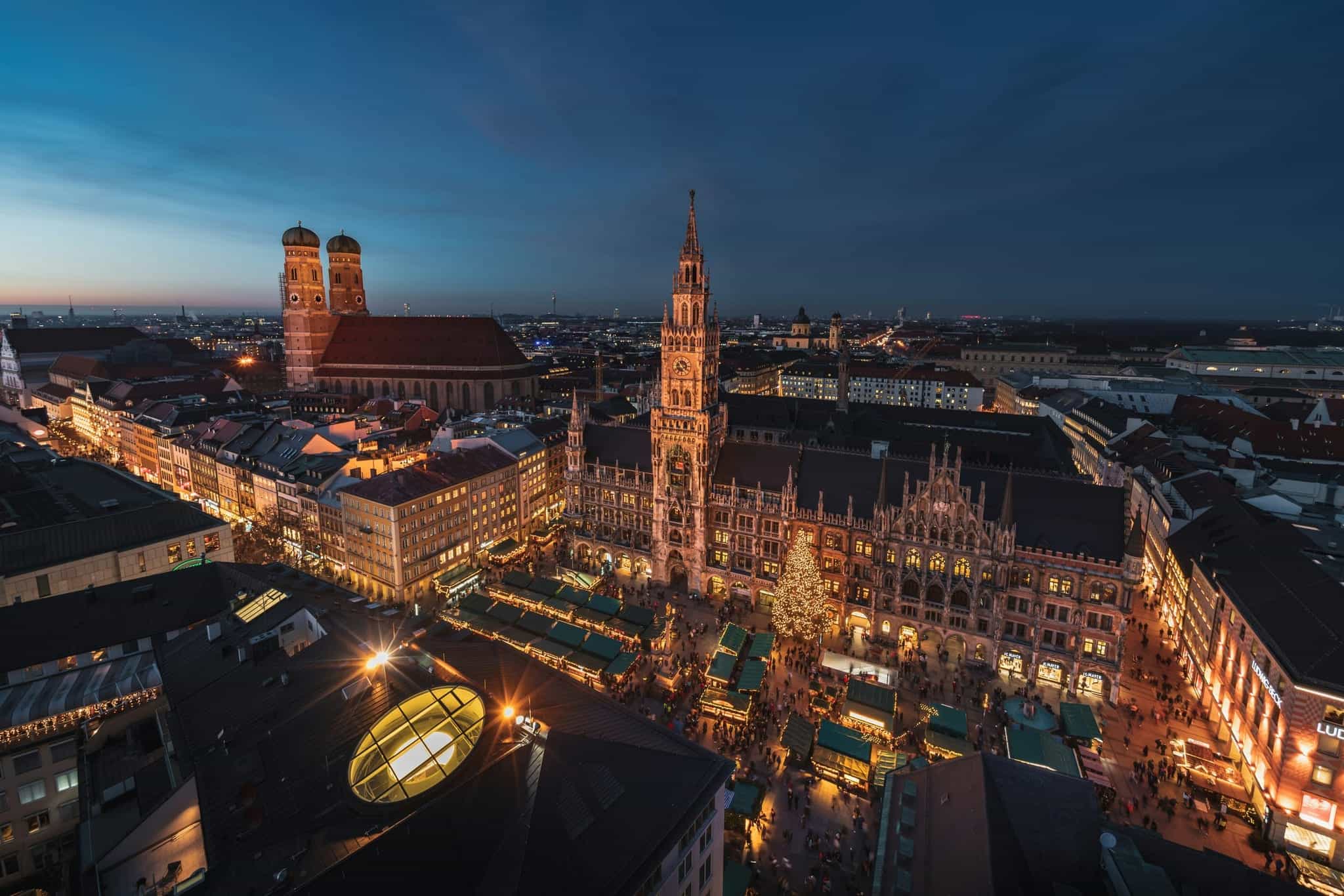 München bei Nacht – Amfelio Standort